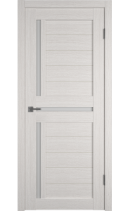 Межкомнатная дверь ВФД Атум 16, со стеклом, цвет Bianco