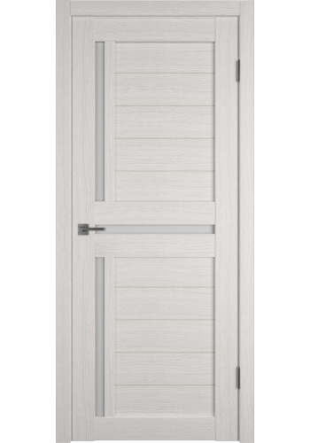 Межкомнатная дверь ВФД Атум 16, со стеклом, цвет Bianco