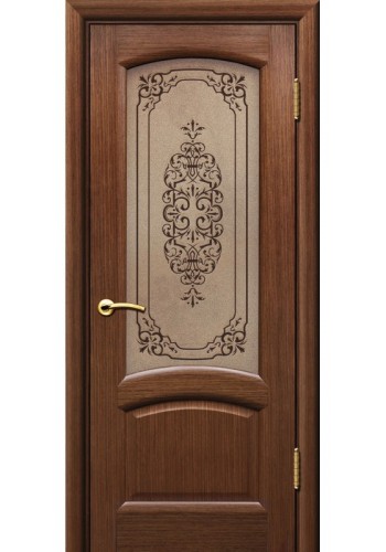 Дверь Александрит Орех со стеклом