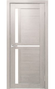 Дверь Z-1 Белая лиственница, со стеклом