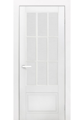 Дверь Лацио эмаль со стеклом ДО