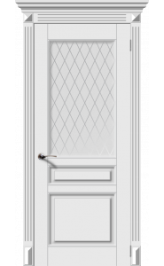 Дверь Версаль-Н Белый  со стеклом ДО