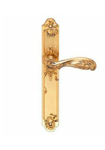 Ручка FLOR S. GOLD (PS) (на планке проходная, матовое золото)