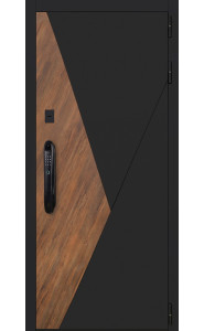 Стальная дверь "Plata" (адаптивная замковая часть под механику, умную ручку, биометрический замок)