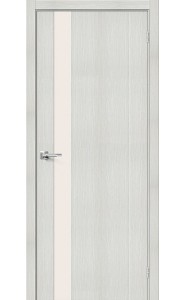 Межкомнатная дверь Порта-11, со стеклом, цвет Bianco Veralinga