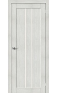 Межкомнатная дверь Порта-24, со стеклом, цвет Bianco Veralinga
