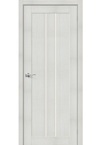 Межкомнатная дверь Порта-24, со стеклом, цвет Bianco Veralinga