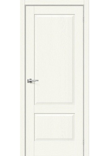 Межкомнатная дверь Прима-12, цвет White Wood