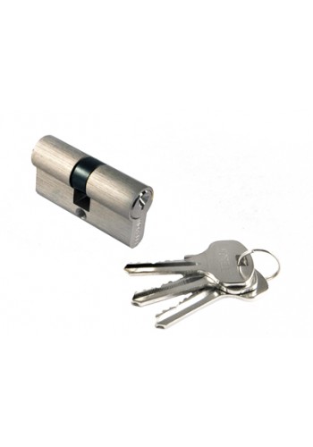 Цилиндр Morelli ключ-ключ (60 мм) белый никель