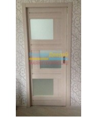 Фото установленной Дверь межкомнатная Florence 62002 Керамик Серена, со стеклом