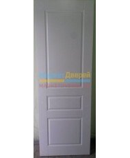 Фото установленной Межкомнатная дверь ВФД Лайн 2, стекло, цвет Bianco P
