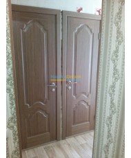 Фото установленной Межкомнатная дверь ВФД Лайн 6, цвет Bianco P