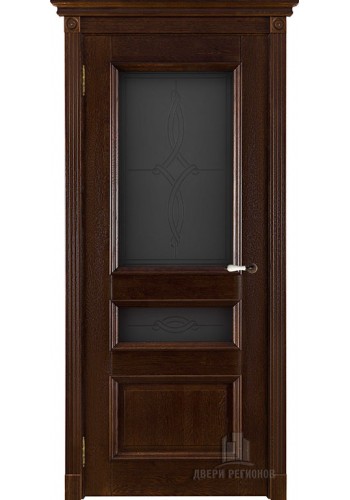 Дверь межкомнатная Афродита Античный орех, со стеклом
