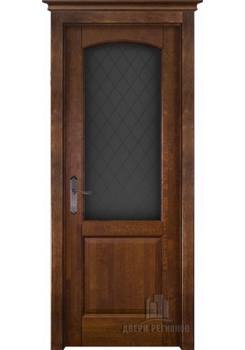 Дверь межкомнатная Фоборг Античный орех, со стеклом