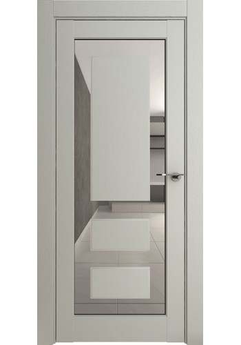 Дверь межкомнатная Neo 00005 Светло-серый Серена, со стеклом