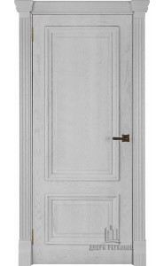 Дверь межкомнатная Корсика (широкий фигурный багет) Дуб Perla