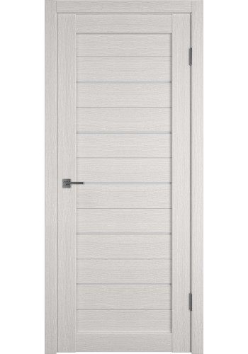 Межкомнатная дверь ВФД Атум 5, со стеклом, цвет Bianco