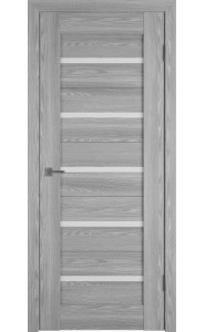 Межкомнатная дверь ВФД Лайн 1, со стеклом, цвет Grey P