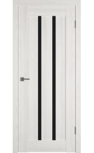 Межкомнатная дверь ВФД Лайн 2, со стеклом, цвет Bianco P