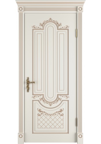 Межкомнатная дверь ВФД Александрия, цвет Ivory PC