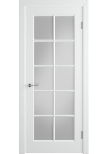 Дверь Лига Аморе, Белая эмаль со стеклом