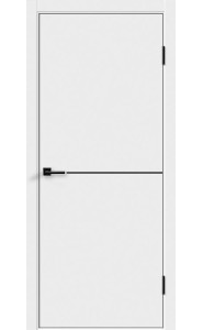 Дверь Альтекс 1 AL черная кромка с 4-х сторон Белый ПЭТ Дверь Альтекс 1 AL черная кромка с 4-х сторон Белый ПЭТ